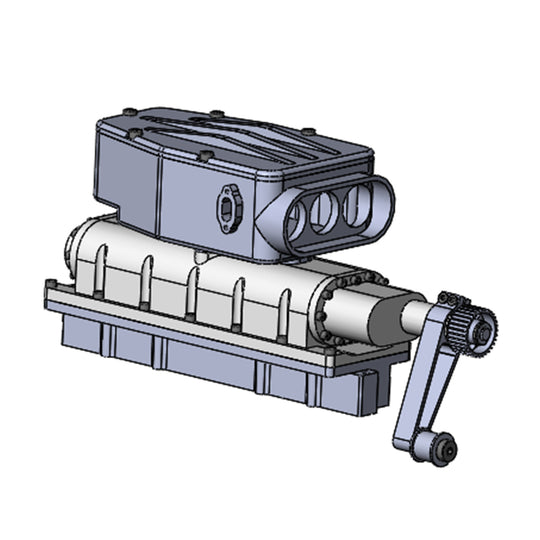 enjomor metal srew-type supercharger for enjomor gs-v12 engine model