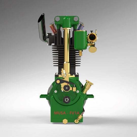 Moteur à tête plate ENJOMOR 10 cc, monocylindre, 4 temps, culasse en L, soupapes latérales, moteur à essence refroidi par eau, moteur à combustion interne