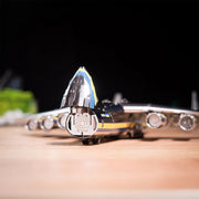 3d metal an-225 mriya aircraft model Kit, collectible desktop display for aviation lovers-270pcs