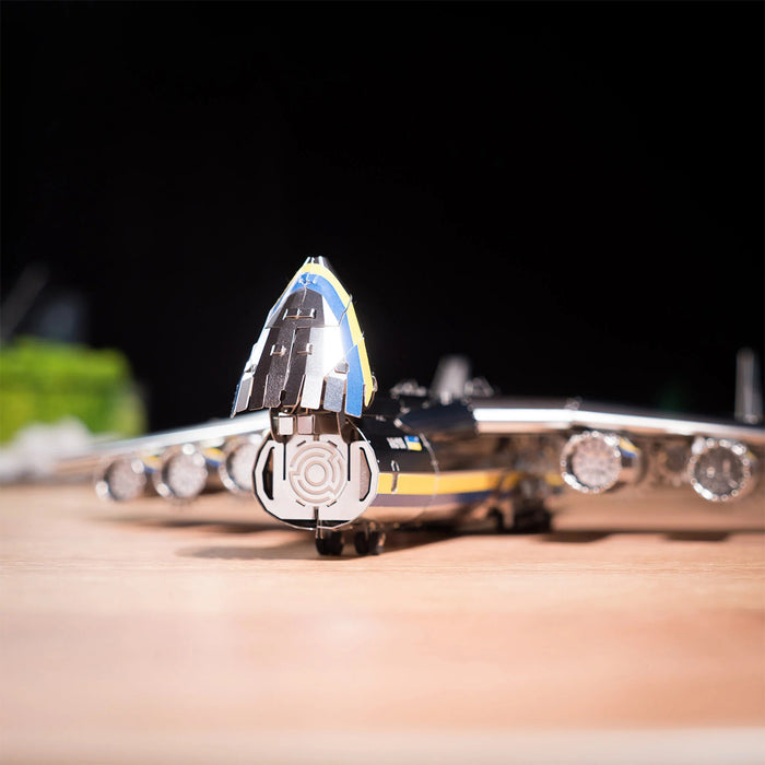 3d metal an-225 mriya aircraft model Kit, collectible desktop display for aviation lovers-270pcs