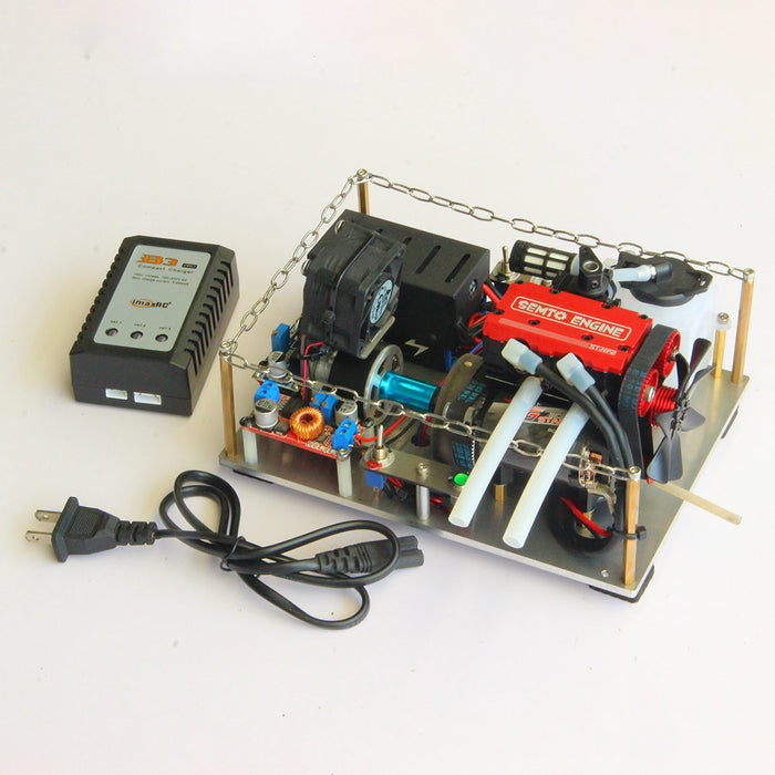 custom 12v dc generator set for semto st-nf2 l2 diy miniature gasoline engine model kit