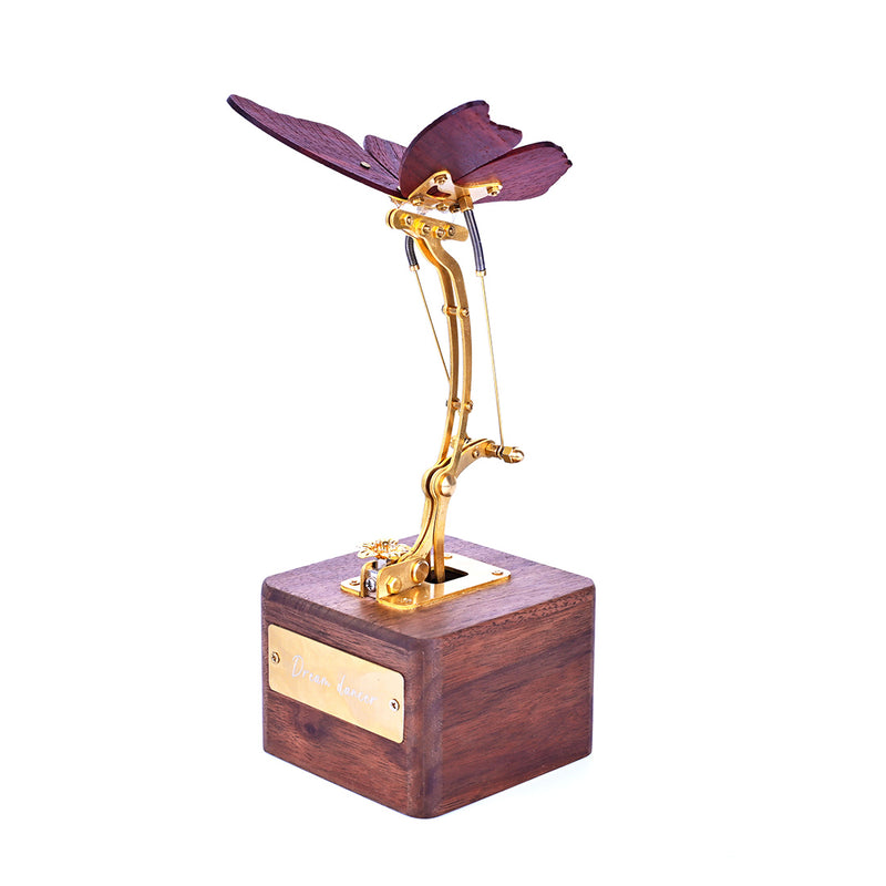 Flying Butterfly Model Kit 3D Dynamic Mechanical Crafts Kinetic Butterfly Model Kit for Kids, Teens, and Adults - EngineDIY