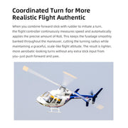 flywing bell-407 470 size 2.4g 6ch military rc helicopter model with ace flight controller, gps, quick release rotors and adjustable left/right-handed controls (rtf version)