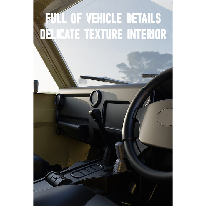 1/14 scale 2.4g full-proportional rc pickup truck with independent suspension and adjustable gear settings