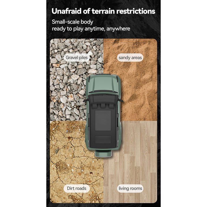 1/24 scale 2.4g full-time 4wd full-proportional rc off-road car rtr version miniature model gifts