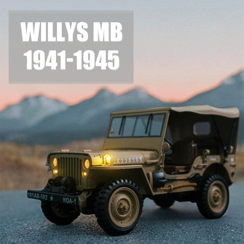 1/14 scale 2.4g u.s. willys rc simulation off-road car model with dual-speed switching