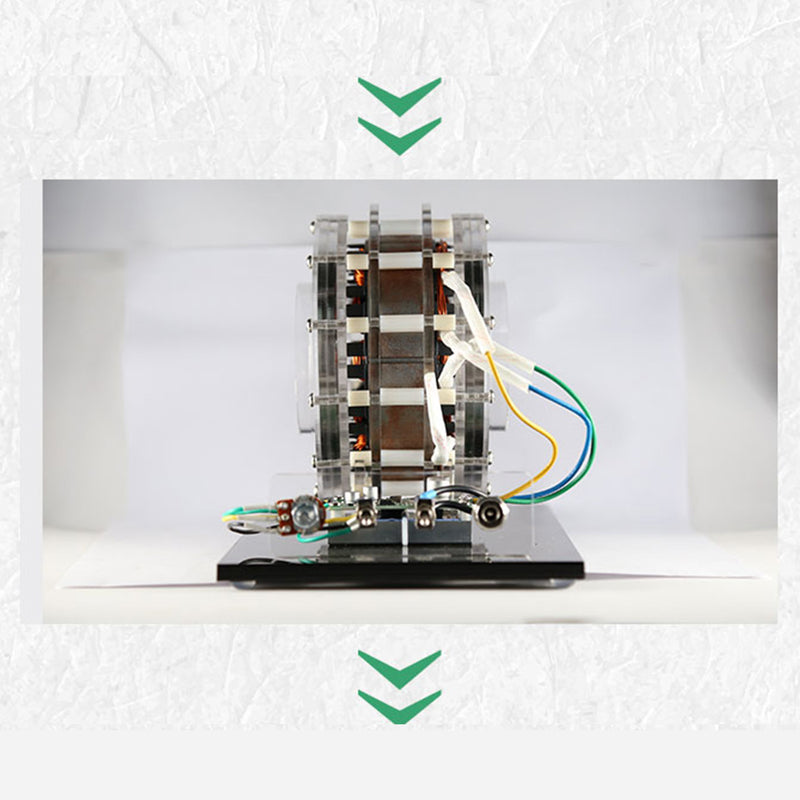shaftless pump-push inner-rotor motor model, high-tech teaching demo device