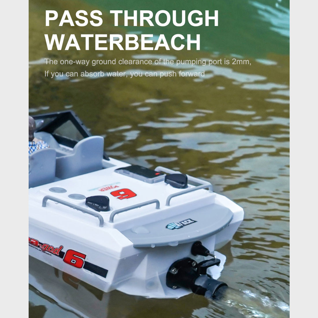 1/12 scale 2.4g 8km/h rc karting boat model rtr version