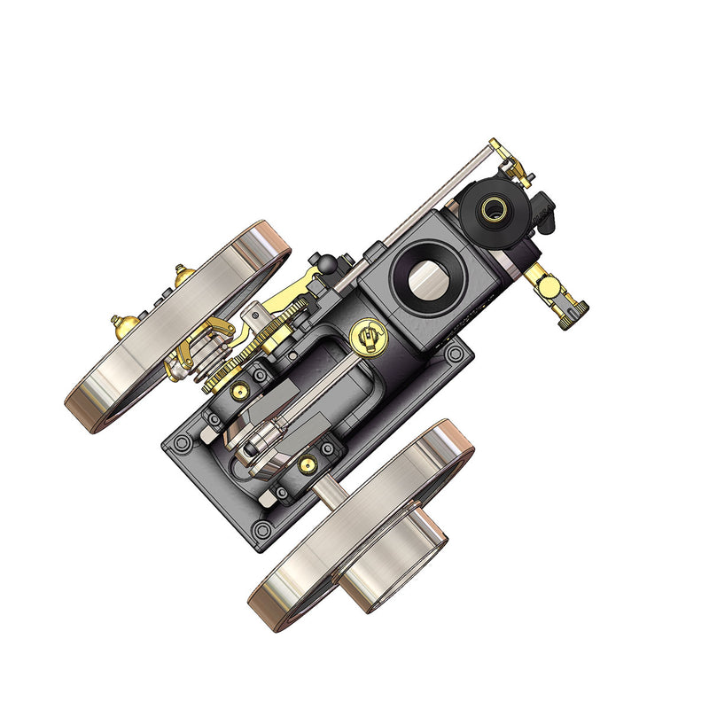 enginediy retrol engine hm-01 7cc engine 4-stroke horizontal hit and miss internal combustion engine model