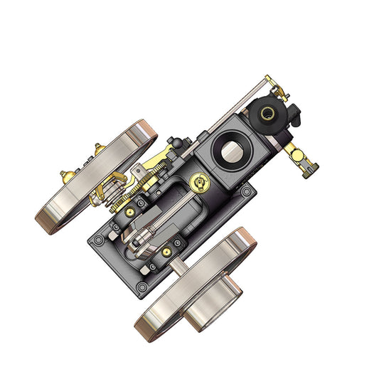 enginediy retrol engine hm-01 7cc engine 4-stroke horizontal hit and miss internal combustion engine model