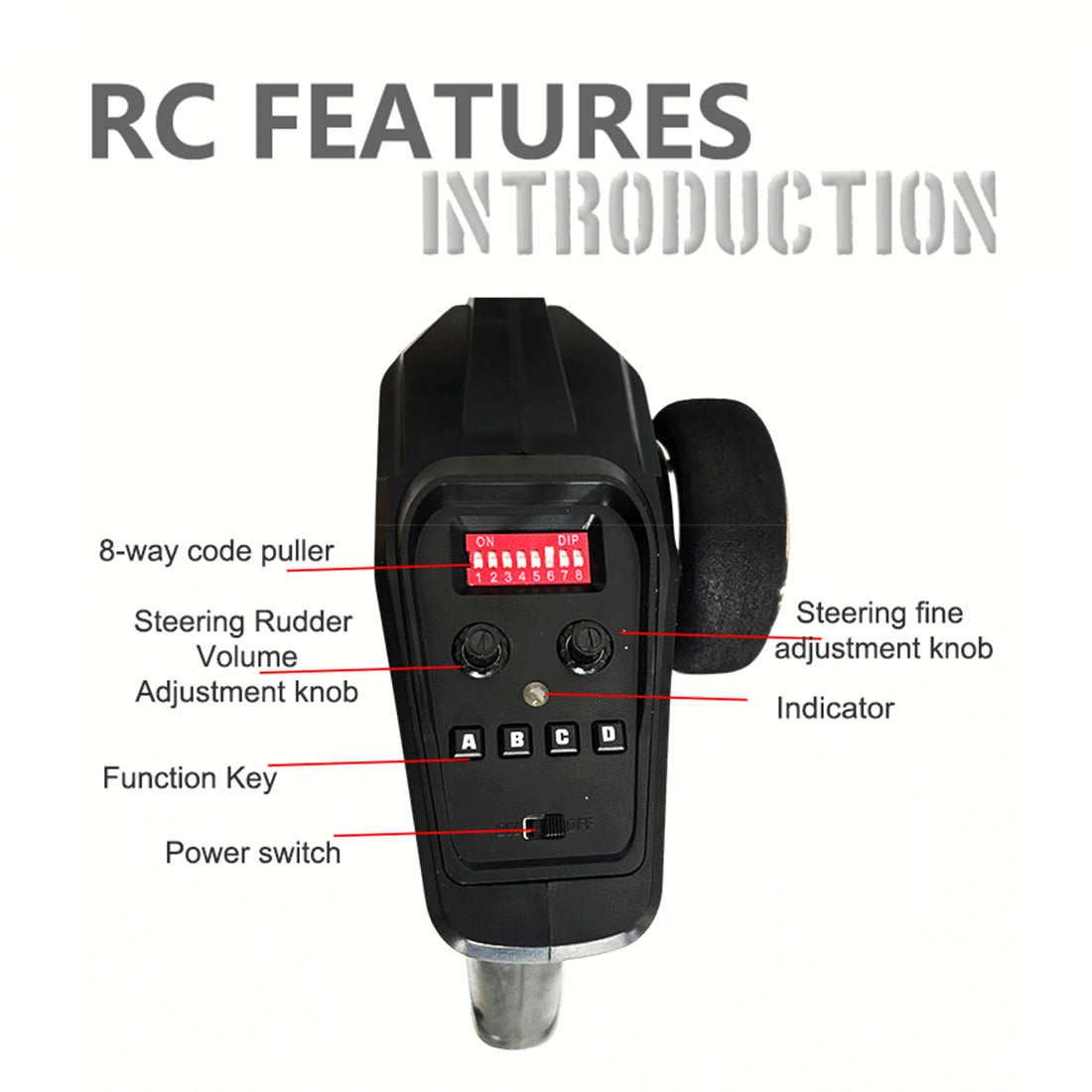 1/14 scale 2.4g u.s. willys rc simulation off-road car model with dual-speed switching