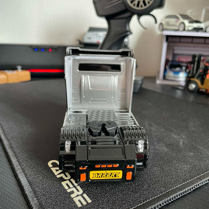 1/43 scale 2.4g full proportional rc semi-truck with opening doors