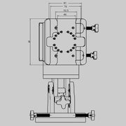XJ HM-17 Harmonic Equatorial Mount with Hand Controller, Compatible with NINA, ASCAIR - EngineDIY
