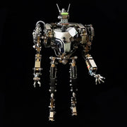 Humanoid-1 3D Metal Future Mech War Machine Model with Articulated Joints & Lights - EngineDIY