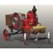 retrol hm-01 hit and miss stationary engine full set with transport cart