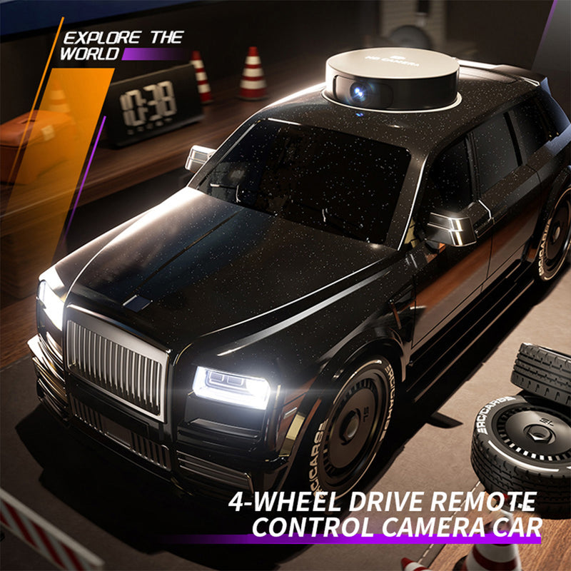 1/20 scale fpv rc car with screen controller, 720p hd camera, 270° rotating camera, one-key drift-rtr version