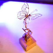 Mechanical Butterfly Dynamic 3D DIY Mechanical Metal Butterfly Model Kit for Kids, Teens, and Adults - EngineDIY