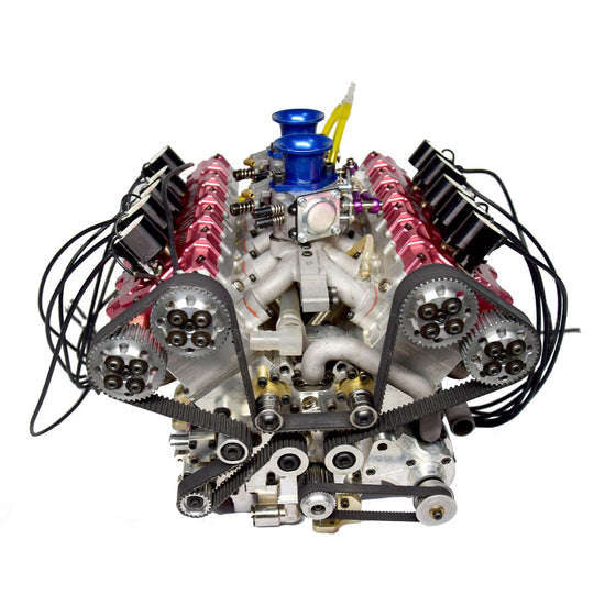 ruifeiya V10-150 1/4 precision-engineered v10 150cc dohc 40-valve 4-stroke water-cooled internal combustion gas engine model
