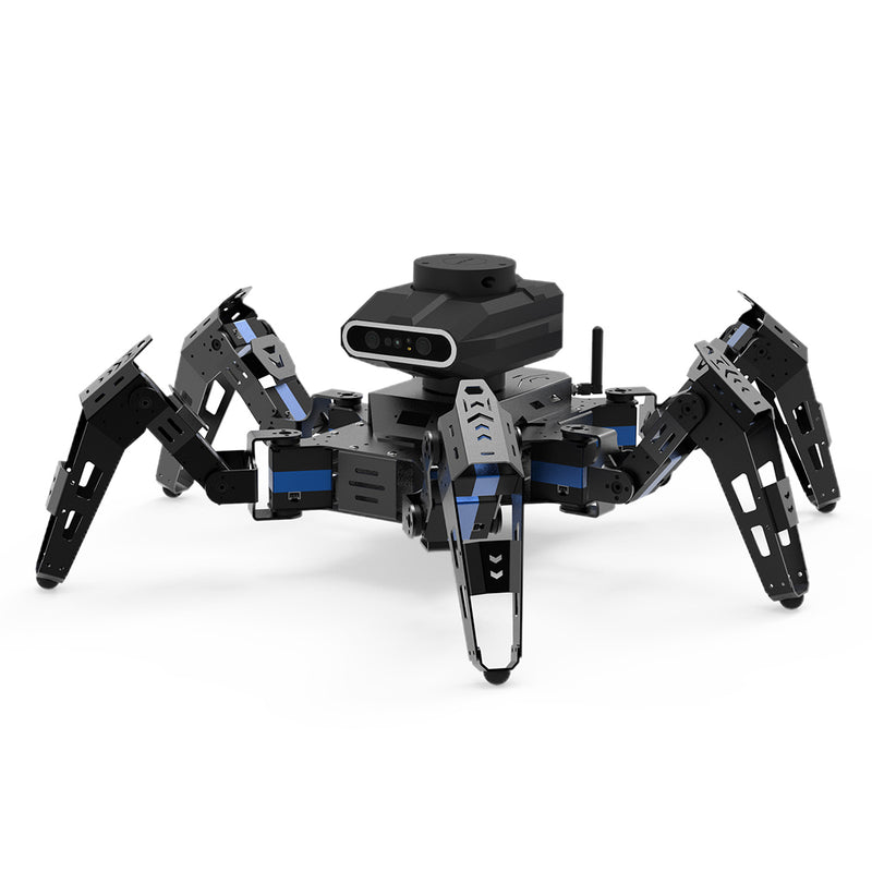 spider plant robot Phage Six-Legged Spider Bionic Metal Robot Programming DIY Intelligent Experiment Technology Toy