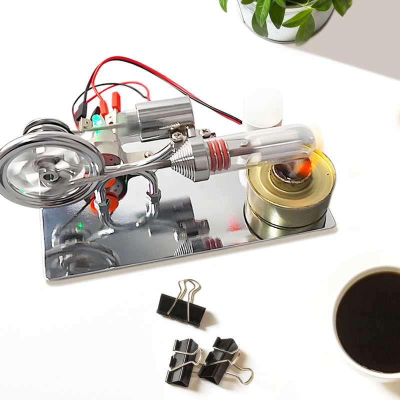 ENJOMOR γ-Type Hot Air Stirling Engine Model Kit