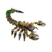 3d steampunk metal mechanical war scorpion model kit - 450pcs+
