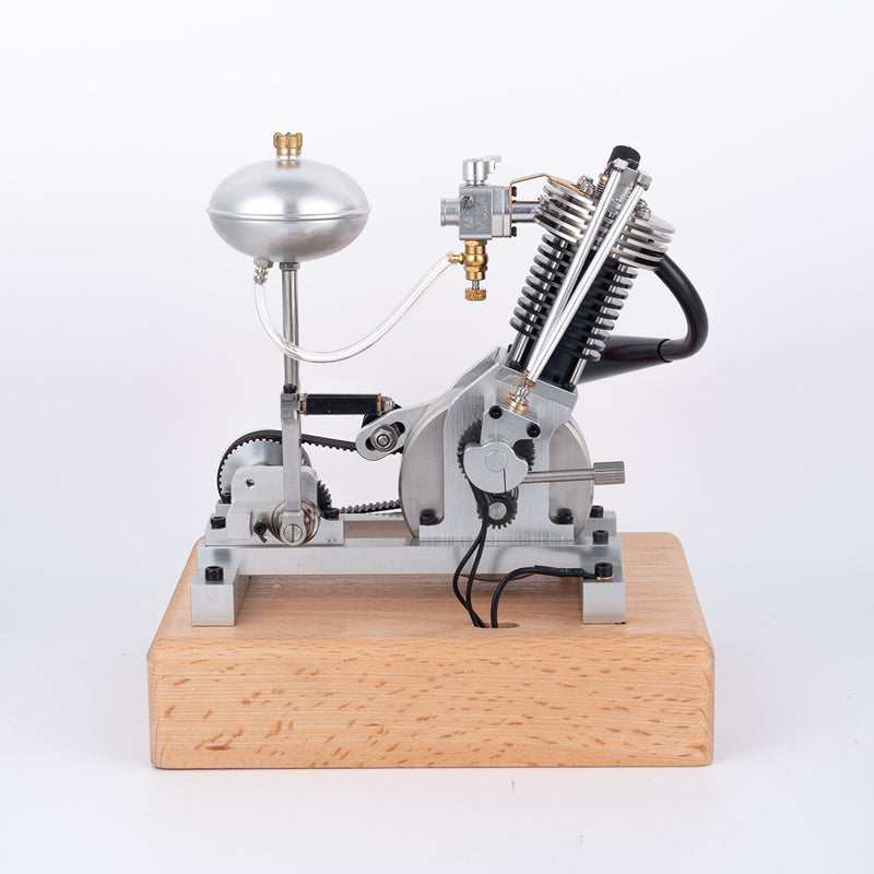 musa hoglet v1 single-cylinder 4-stroke gasoline realistic motorcycle internal combustion engine with kick start