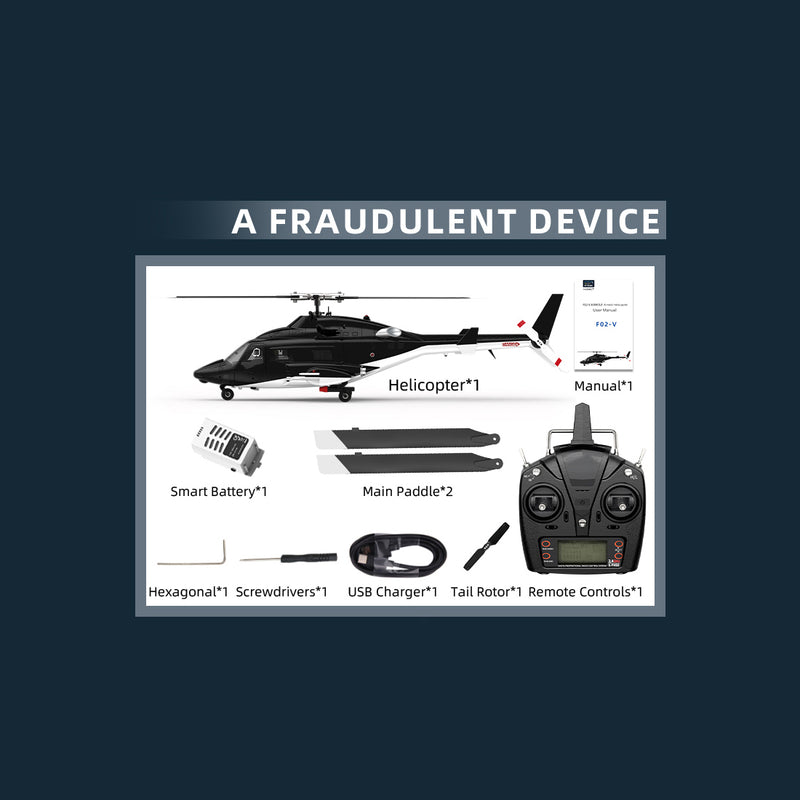yuxiang f02-v 1/34 scale airwolf rc helicopter 2.4g 6ch 3d/6g flybarless helicopter rtf with lights, brushless motor, gyro stabilization