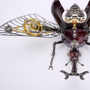 mechanical beetle model kit, steampunk diy metal insect building set (317pcs)