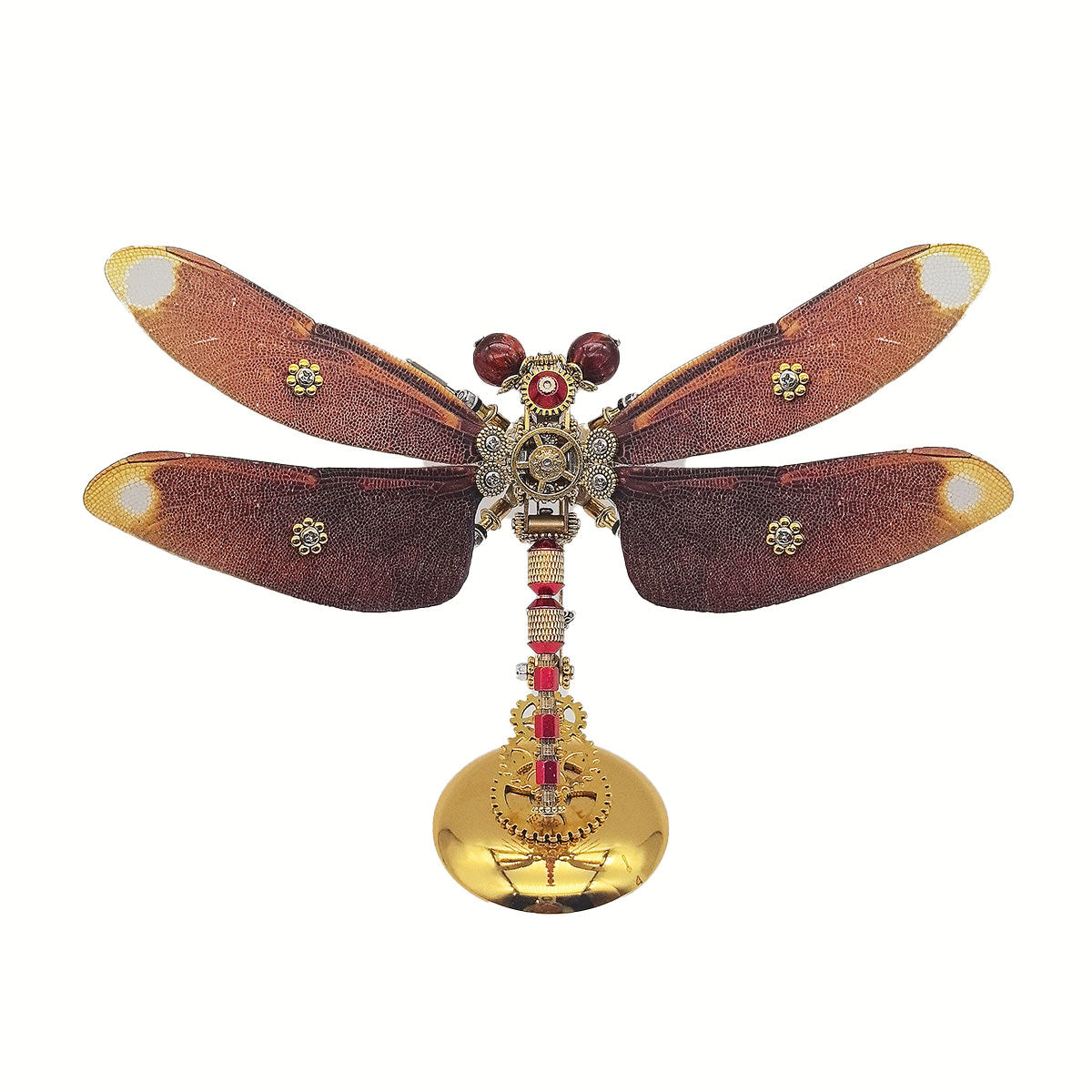 3D Metal Steampunk Insect Assembly Model Kit with Magnetic Display Base