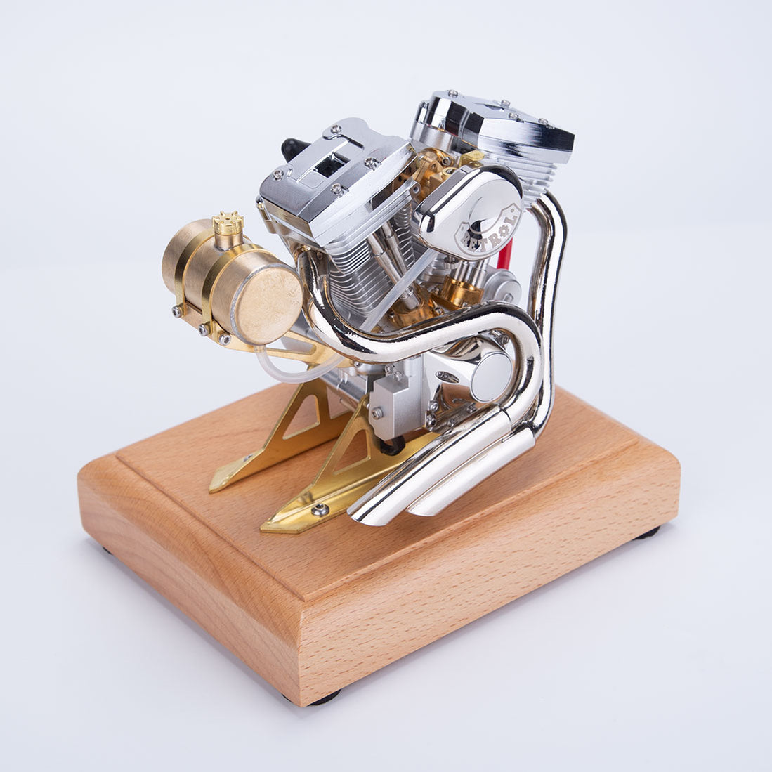 RETROL R34 OHV 4.2CC V-Twin Four-Stroke Gasoline Engine Mini Retro Mot ...