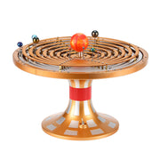 diy mechanical solar system model kit dynamic orbital desk ornament - 600+pcs