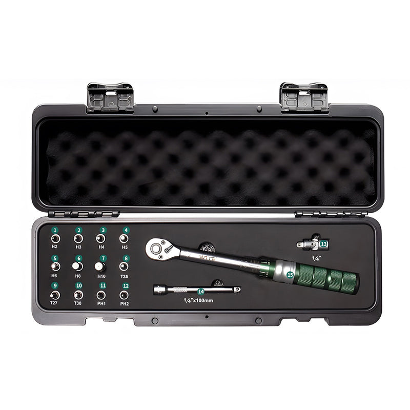 mechanical adjustable torque wrench tools set (14pcs)