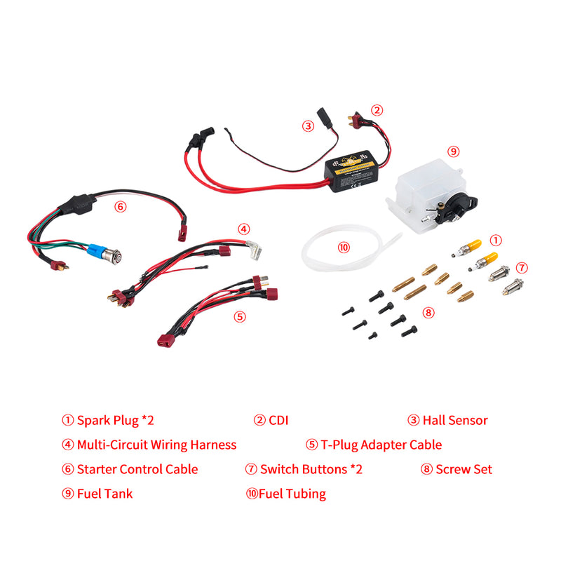 Starter Kit for TOYAN FS-L200GC Gasoline Engine Model