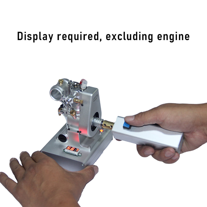 Portable Large-Torque Electric Drill Starter USB Charging Essential Tool for Engine Models - EngineDIY