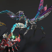 3D Metal Mechanical Mantis DIY Assembly Insect Model Kits Creative Ornaments-1000+PCS - EngineDIY