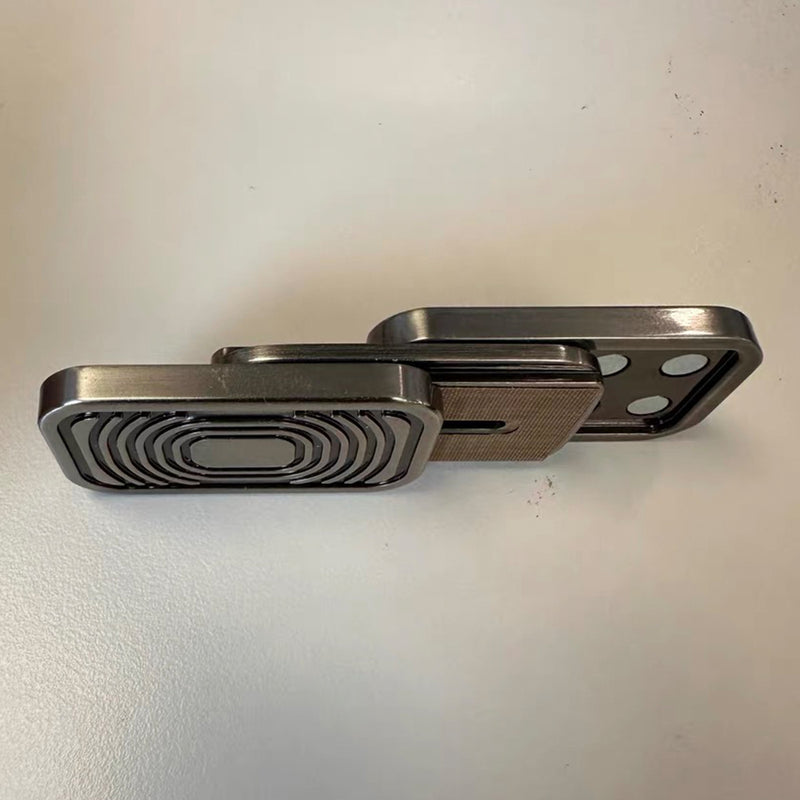 magnetic metal three-layer push cards trackless magnetic sliders stress relief toys for edc toy lovers