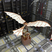 da vinci flapping wing model 3d diy gear-driven bionic model kit gift ideas