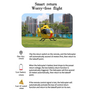 FLISHRC FL500 EC135 500-Class 2.4GHz 6CH Scale RC Helicopter – L7 Flight Controller & 4-Mode GPS Precision Positioning (RTF) - EngineDIY