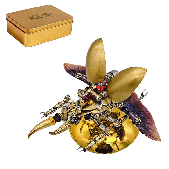 3D DIY Steampunk Hercules Beetle Insects Metal Assembly Model Kits Creative Ornament