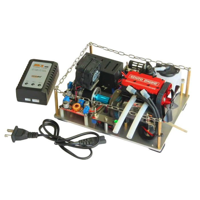 custom 12v dc generator set for semto st-nf2 l2 diy miniature gasoline engine model kit