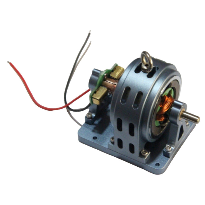 12v dc micro generator with pulley wheel &amp; belt - diy upgrade accessories for steam/internal combustion engine models