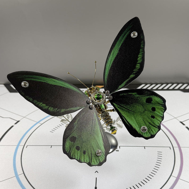 3D Metal Mechanical Steampunk Butterfly Model Kit - EngineDIY