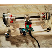 hall brushless high speed vacuum motor demonstration model, interactive stem physics experiment desktop display