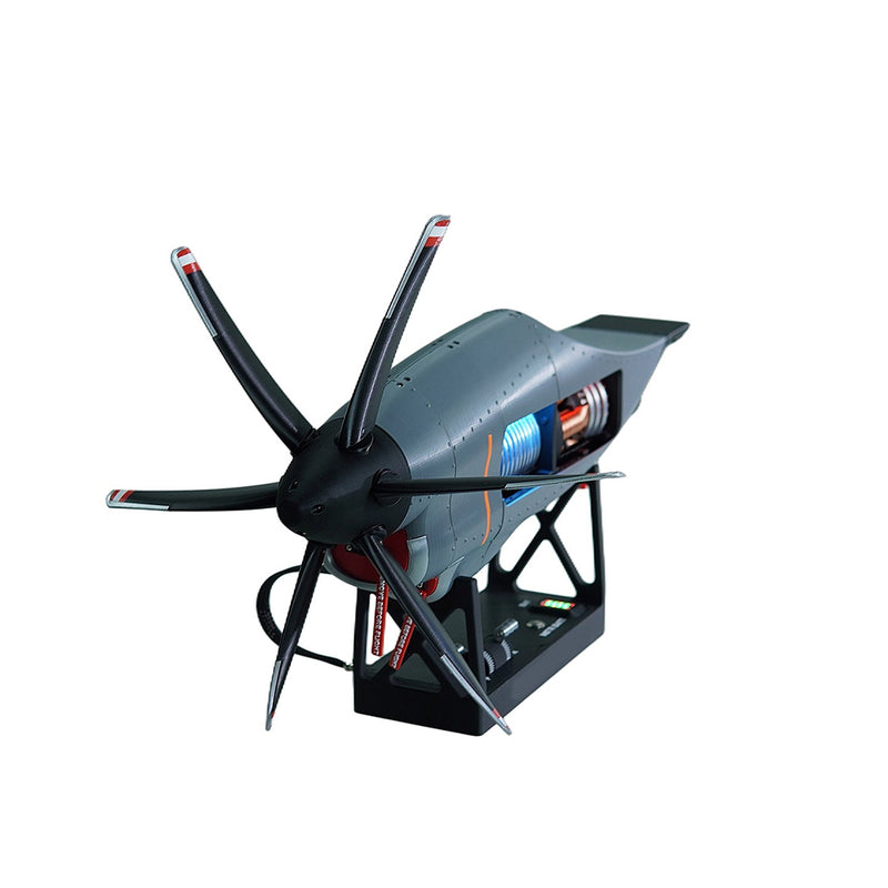 1/6 Scale C130 FMD 3D-Printed Variable-Pitch Turboprop Engine Model, STEM Educational Tool - EngineDIY