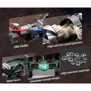 1/16 scale full-proportional pickup-style rc crawler - enginediy