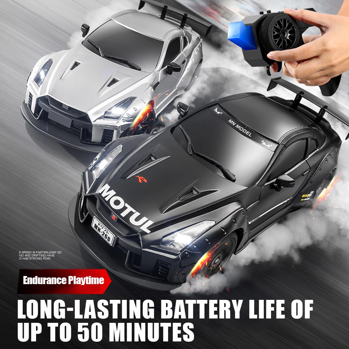 mn-268 1/16 scale 2.4g full-proportional steering rc drift car model