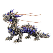 punkbuild mechanical qilin metal model kit with led lights
