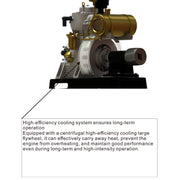 retrol×okmo 185 micro single-cylinder 4-stroke gasoline engine model for classic vintage tractor