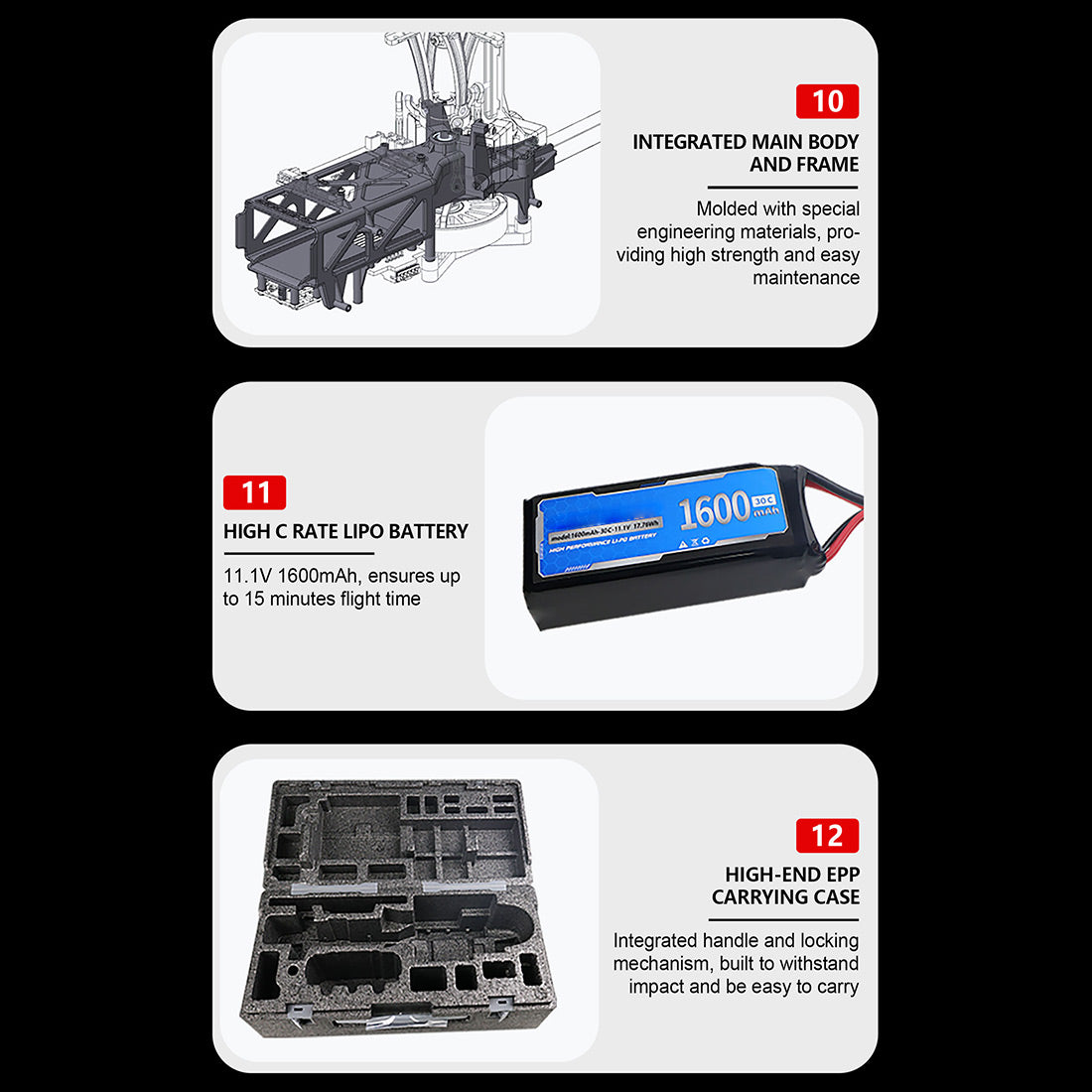 goosky e2 uh-1y 2.4g rc 6ch dual brushless direct drive scale aerobatic gts flight control helicopter model