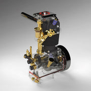 ENJOMOR 10cc Flathead Engine Single Cylinder 4 Stroke L Head Sidevalve Engine Water-cooled Gasoline Engine Internal Combustion Engine - EngineDIY